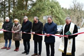 Uroczyste otwarcie drogi powiatowej w miejscowości Kępiaste