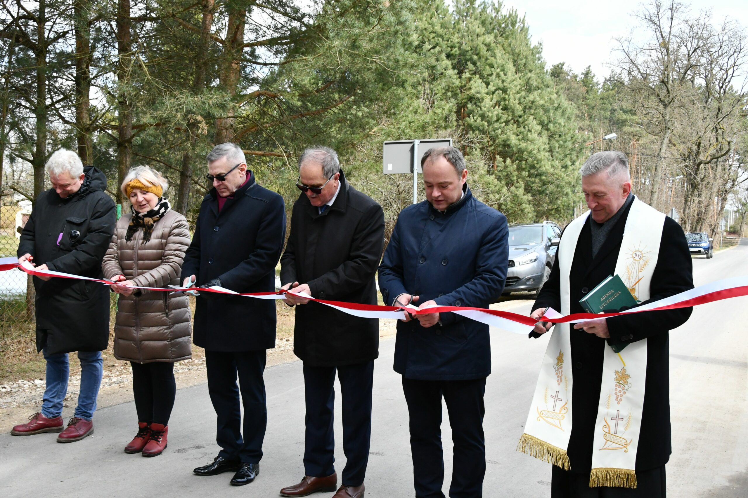 Uroczyste otwarcie drogi powiatowej w miejscowości Kępiaste